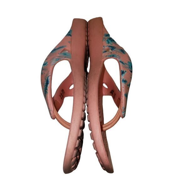 Crocs Iconic Comfort Womens Sandals Size 4 Blush TealPre-Owned - Picture 11 of 13